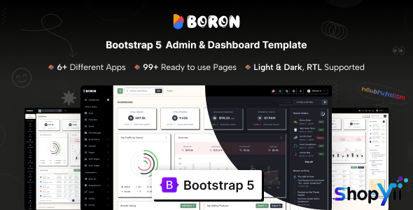 Boron - Admin & Dashboard Template