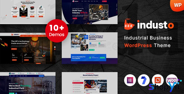 Industo v1.0.7 - Factory & Industry WordPress Theme