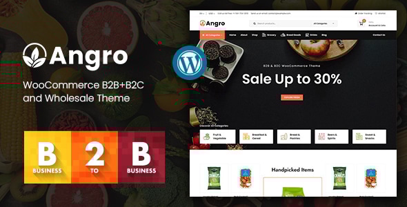 Angro v1.6.1 - WooCommerce B2B & Wholesale Theme