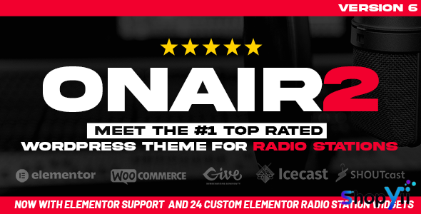 Onair2 v5.9.2 - Radio Station WordPress Theme