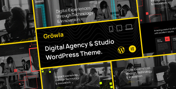 Gröwla v1.0 – Digital Agency & Studio WordPress Theme