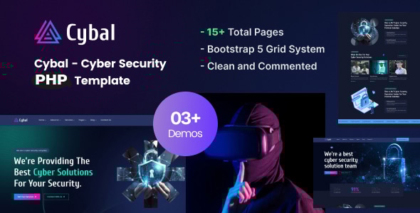 Cybal - Cyber Security PHP Template