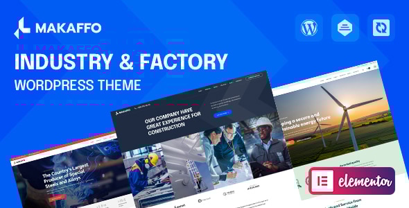Makaffo v1.1.9 - Industry & Factory WordPress Theme