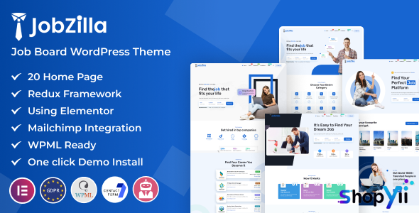 JobZilla v1.9 - Job Board WordPress Theme