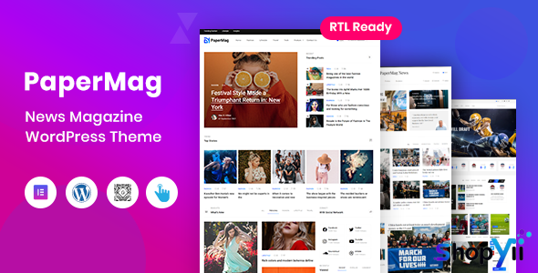 PaperMag v1.0.5 - News Magazine WordPress Theme