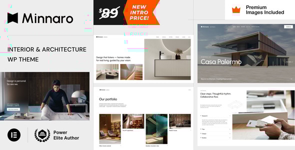 Minnaro v1.0 - Interior Design and Architecture WordPress Theme