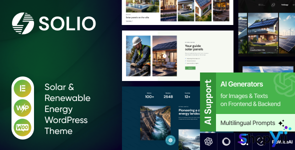 Solio v1.7 - Solar & Renewable Energy WordPress Theme
