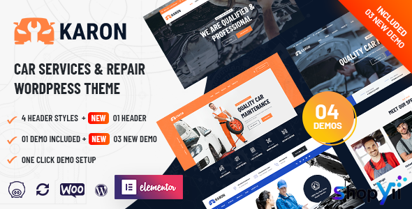 Karon v3.5 - Car Repair and Service WordPress Theme