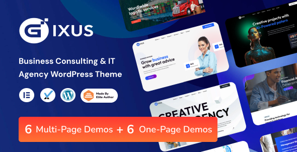 Gixus v1.6 - Business Consulting & IT Agency WordPress