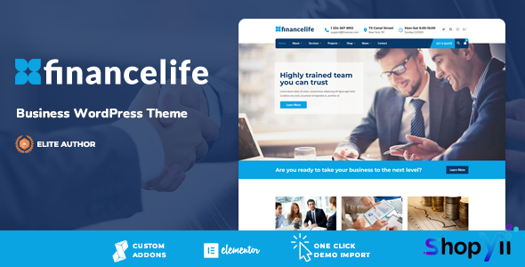 FinanceLife v10.0 - Business WordPress Theme