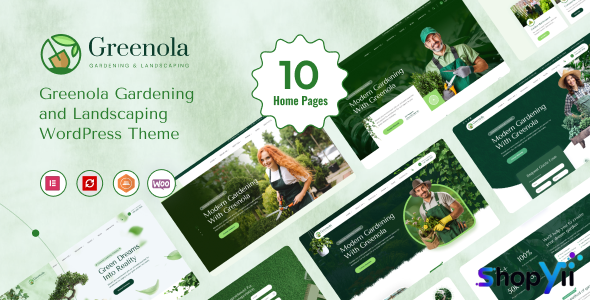 Greenola v1.0 - Gardening & Landscaping WordPress Theme