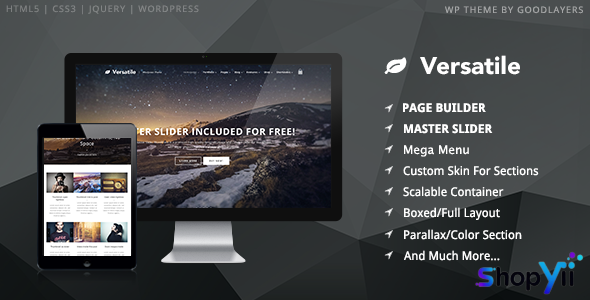 Versatile v1.5.0 - Responsive Multi-Purpose WP Theme