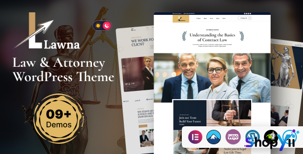 Lawna v1.0 - Lawyer & Law Firm WordPress Theme