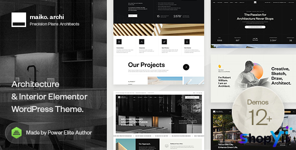 Maiko v1.0.0 - Architecture and Interior Design WordPress Theme