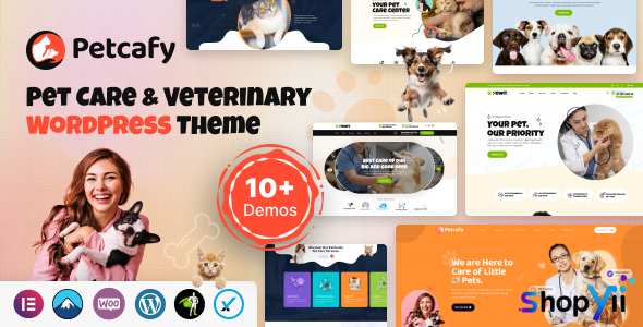 Petcafy v1.0.0 - Pet Care & Veterinary WordPress Theme