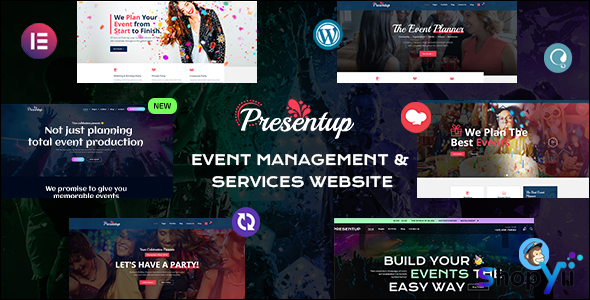 Presentup v5.6 - Event Planner & Celebrations Management WordPress Theme