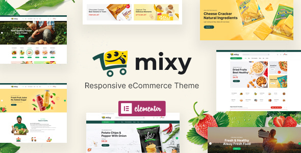 Mixy v1.0.2 - Organic Food Store WordPress Theme