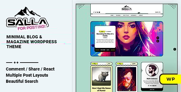 Salla v1.0.6 - Blog & Magazine WordPress Theme