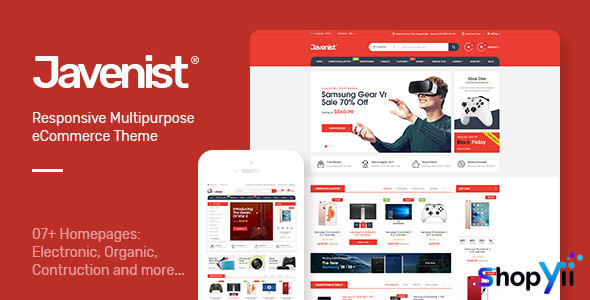 Javenist v1.3.3 - Multipurpose eCommerce WordPress Theme