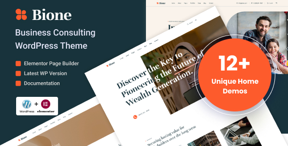 Bione v1.0 - Business Consulting WordPress Theme