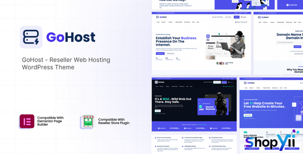 GoHost v5.1 - Reseller Web Hosting WordPress Theme