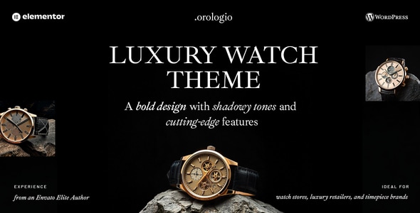 Orologio v1.0 – Luxury Watch Store WordPress Theme