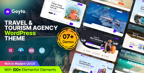 Goyto v1.0.6 - Travel WordPress Theme