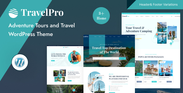 TravelPro v1.0 - Adventure Tours and Travel Agency WordPress Theme
