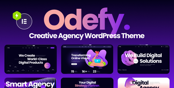 Odefy 1.0.10 - Creative Multipurpose WordPress Theme