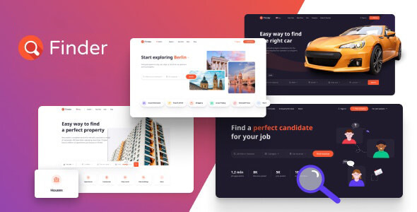 Finder v1.0.10 - Multipurpose Directory & Listing WordPress theme