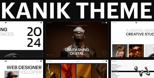 Kanik v1.0.0 - Minimal Digital Agency WordPress Theme