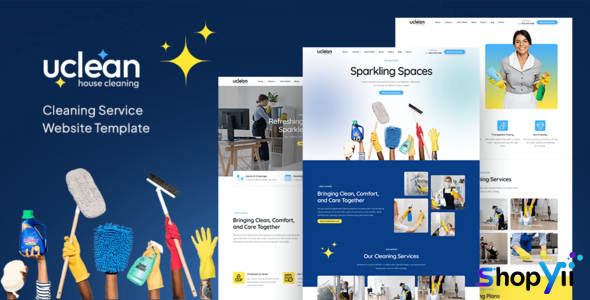 Uclean - Cleaning Service Website Template