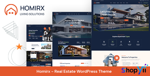 Homirx v1.0.3 - Real Estate WordPress Theme