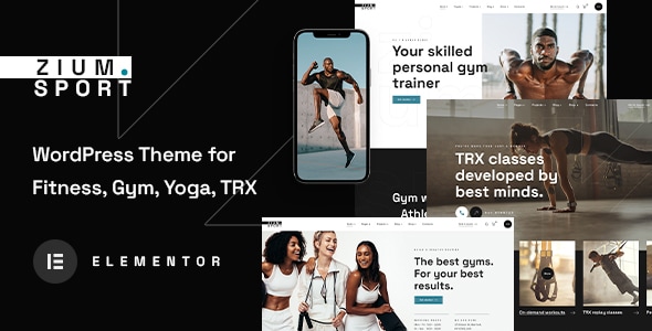 Zium v1.0.13 - Sports and Fitness WordPress Theme