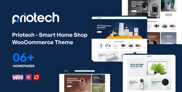 Priotech v1.0.24 - Smart Home Shop WooCommerce Theme