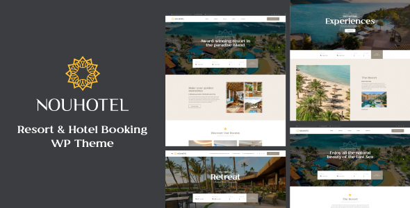 NouHotel v1.1.0 - Resort & Hotel Booking WordPress Theme