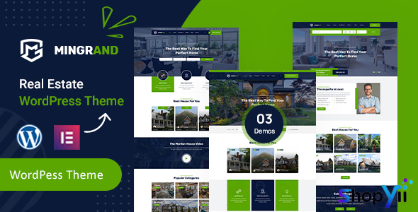 Mingrand v1.0.2 – Real Estate WordPress Theme