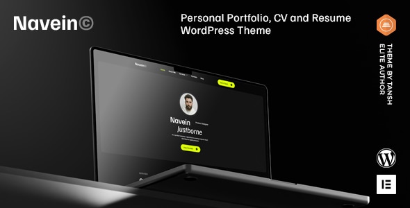 Navein v1.0.1 - Personal Portfolio WordPress Theme