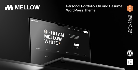 Mellow v1.0.1 - Personal Portfolio WordPress Theme