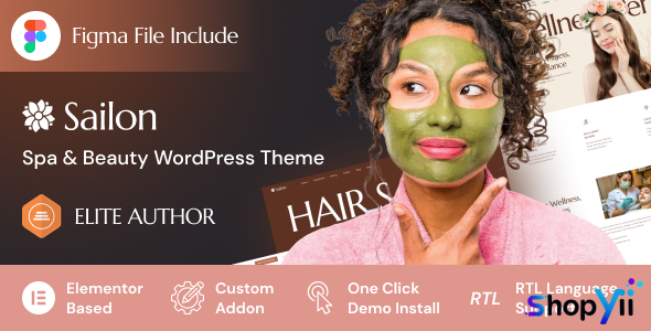 Sailon v1.0 - Spa & Beauty Salon WordPress Theme