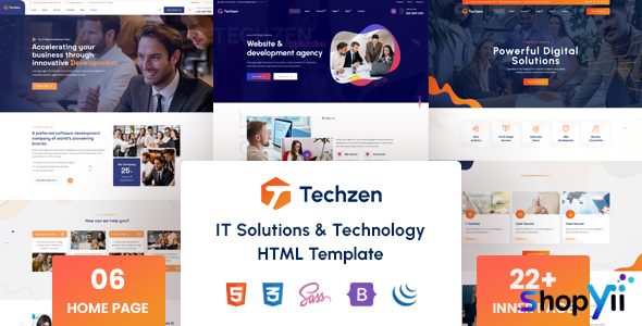 Techzen v1.0 - IT Solutions & Technology HTML Template