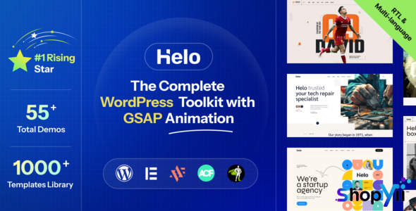 Helo v1.0.8 - Multi-Purpose WordPress Theme