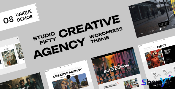 StudioFifty v1.0.2 - Creative Agency and Portfolio WordPress Theme