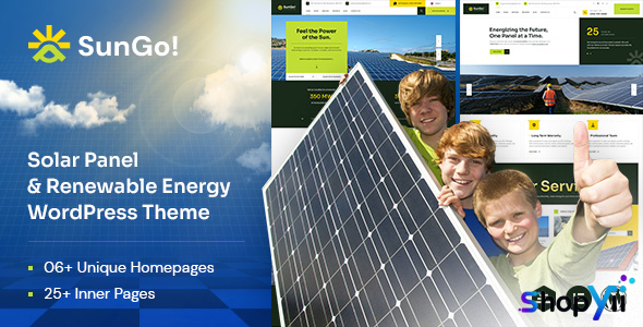 Sungo v1.0.0 - Ecology & Solar Energy WordPress Theme
