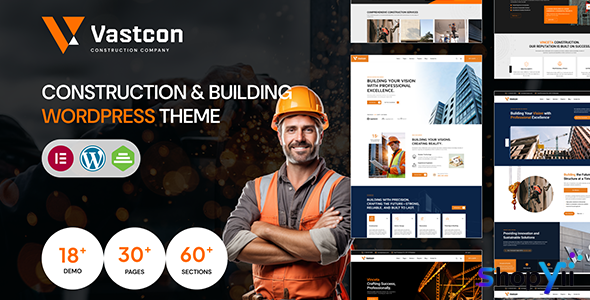 Vastcon v1.0.1 - Construction & Building WordPress Theme