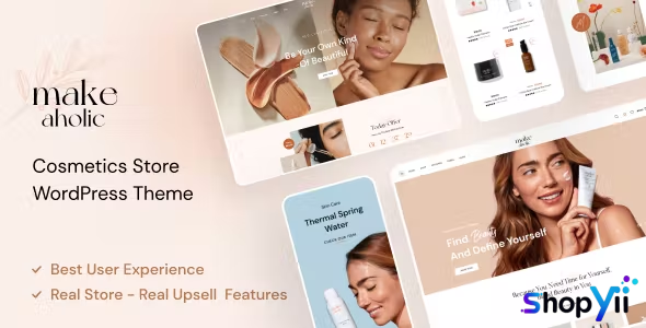 Makeaholic v1.7.0 - Beauty Cosmetics WordPress Theme