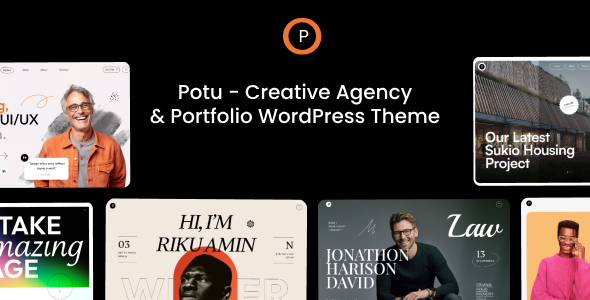 Potu v1.1 - Creative Agency & Portfolio WordPress Theme