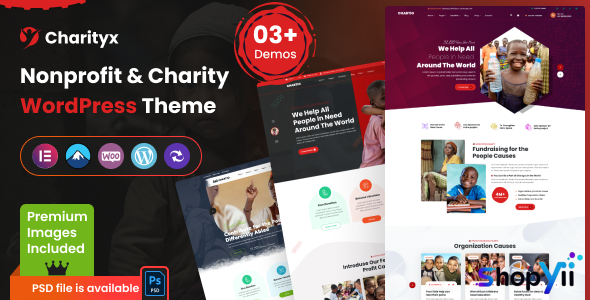 Charityx v1.0.3 - Charity & Nonprofit WordPress Theme