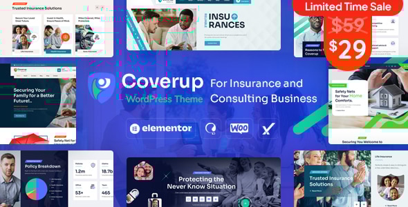 CoverUp v1.0 - Insurance & Consulting Business WordPress Theme