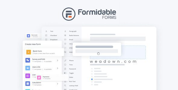 Formidable Forms Pro 6.22 – WordPress Forms Plugin and Form Builder